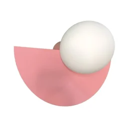 Candy big circle 180 S vägglampa Bubblegum Pink