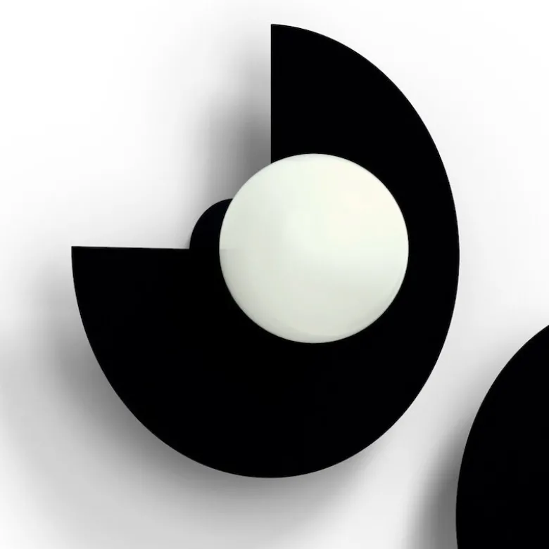 Candy big circle 270 S vägglampa Ninja Black
