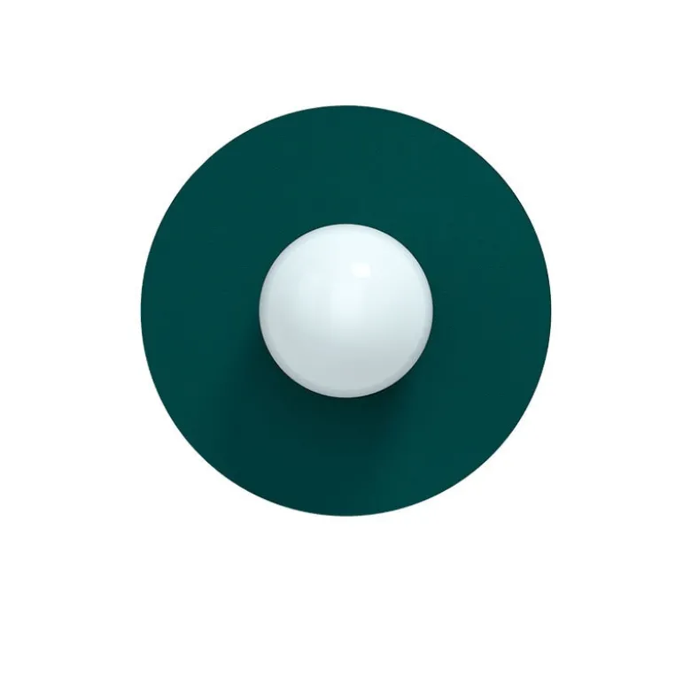 Candy big circle 360 S vägglampa Peacock Green
