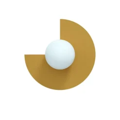 Candy big circle 270 S vägglampa Sandcastle Ochre