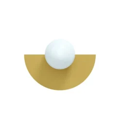 Candy big circle 180 S vägglampa Sandcastle Ochre