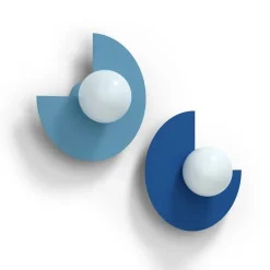 Candy big circle 270 S vägglampa Scandi Blue