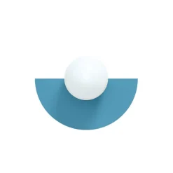 Candy big circle 180 S vägglampa Scandi Blue