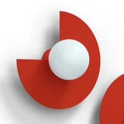Candy big circle 270 S vägglampa Strawberry Red