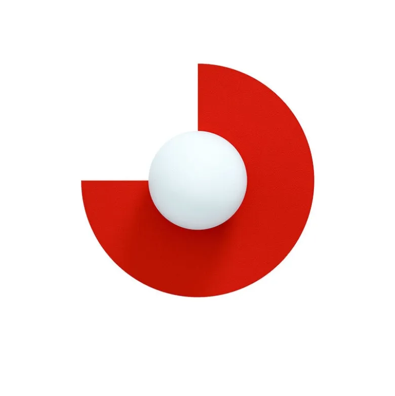 Candy big circle 270 S vägglampa Strawberry Red