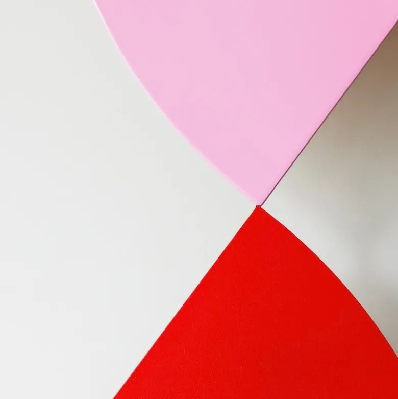 Candy big circle 270 S vägglampa Strawberry Red