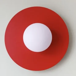 Candy big circle 360 S vägglampa Strawberry Red
