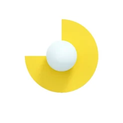 Candy big circle 270 S vägglampa Sunshine Yellow