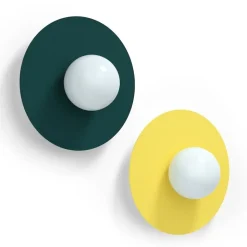 Candy big circle 360 S vägglampa Sunshine Yellow