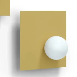 Candy big square S vägglampa Sandcastle Ochre