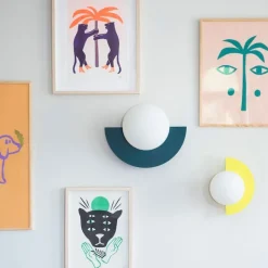 Candy little circle 180 S vägglampa Sunshine Yellow