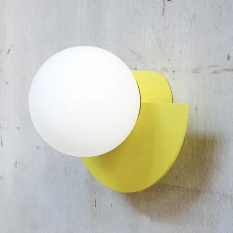 Candy little circle 180 S vägglampa Sunshine Yellow