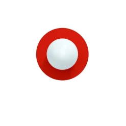 Candy little circle 360 S vägglampa Strawberry Red