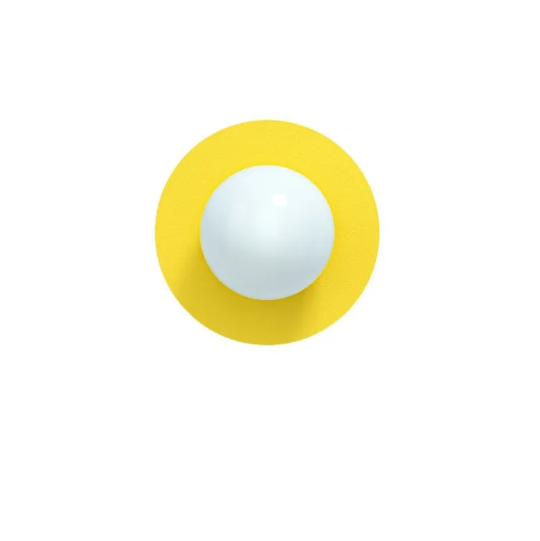 Candy little circle 360 S vägglampa Sunshine Yellow