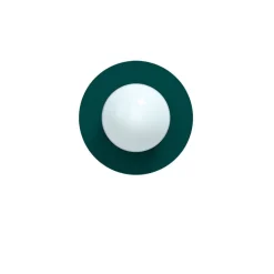 Candy little circle 360 S vägglampa Peacock Green
