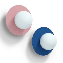 Candy little circle 360 S vägglampa Bubblegum Pink