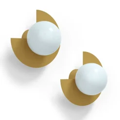 Candy little circle 270 S vägglampa Sandcastle Ochre