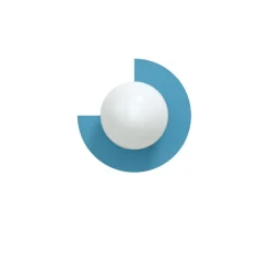 Candy little circle 270 S vägglampa Scandi Blue