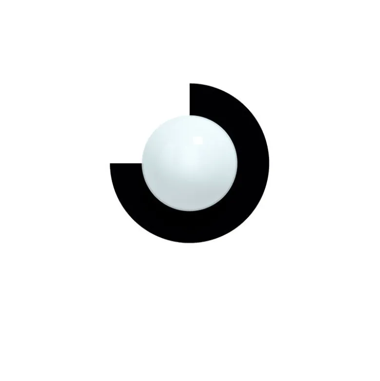 Candy little circle 270 S vägglampa Ninja Black