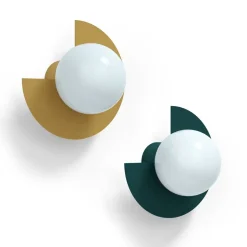 Candy little circle 270 S vägglampa Peacock Green
