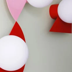 Candy little circle 270 S vägglampa Bubblegum Pink