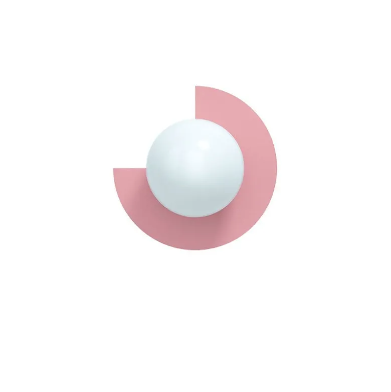 Candy little circle 270 S vägglampa Bubblegum Pink