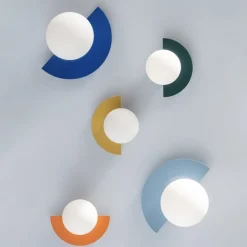 Candy little circle 180 S vägglampa Sandcastle Ochre