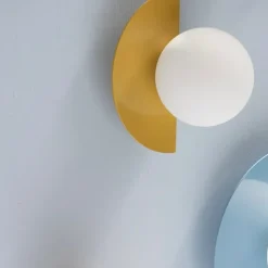 Candy little circle 180 S vägglampa Sandcastle Ochre
