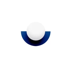 Candy little circle 180 S vägglampa Electric Blue
