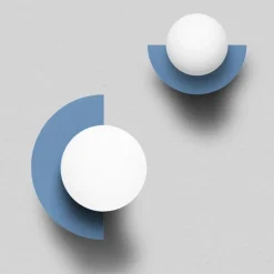 Candy little circle 180 S vägglampa Scandi Blue