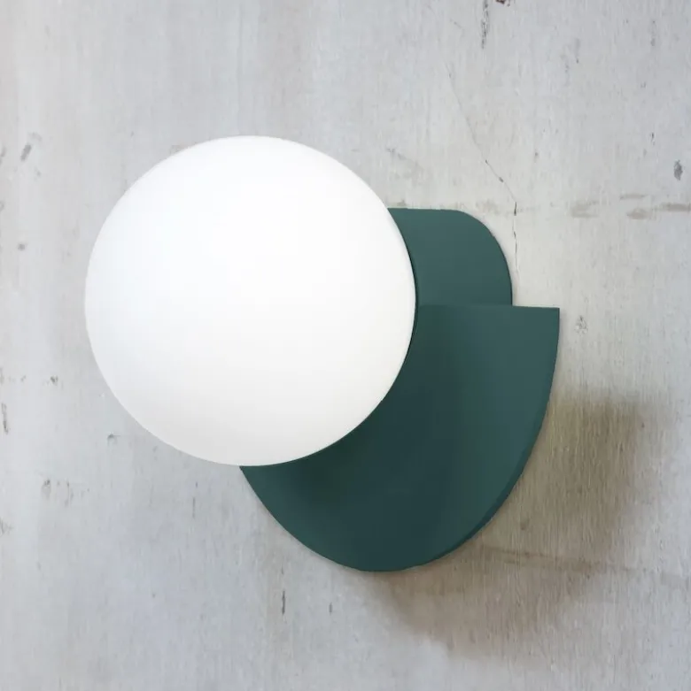 Candy little circle 180 S vägglampa Peacock Green