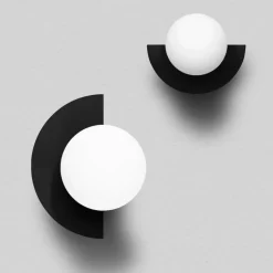Candy little circle 180 S vägglampa Ninja Black
