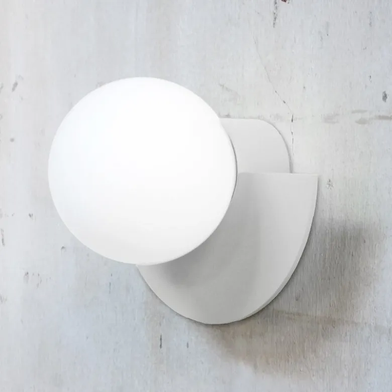 Candy little circle 180 S vägglampa Cottoncandy White
