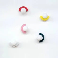 Candy little circle 180 S vägglampa Strawberry Red