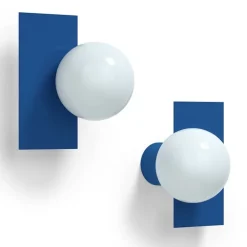 Candy little rectangle S vägglampa Electric Blue