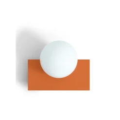 Candy little rectangle S vägglampa Zesty Orange