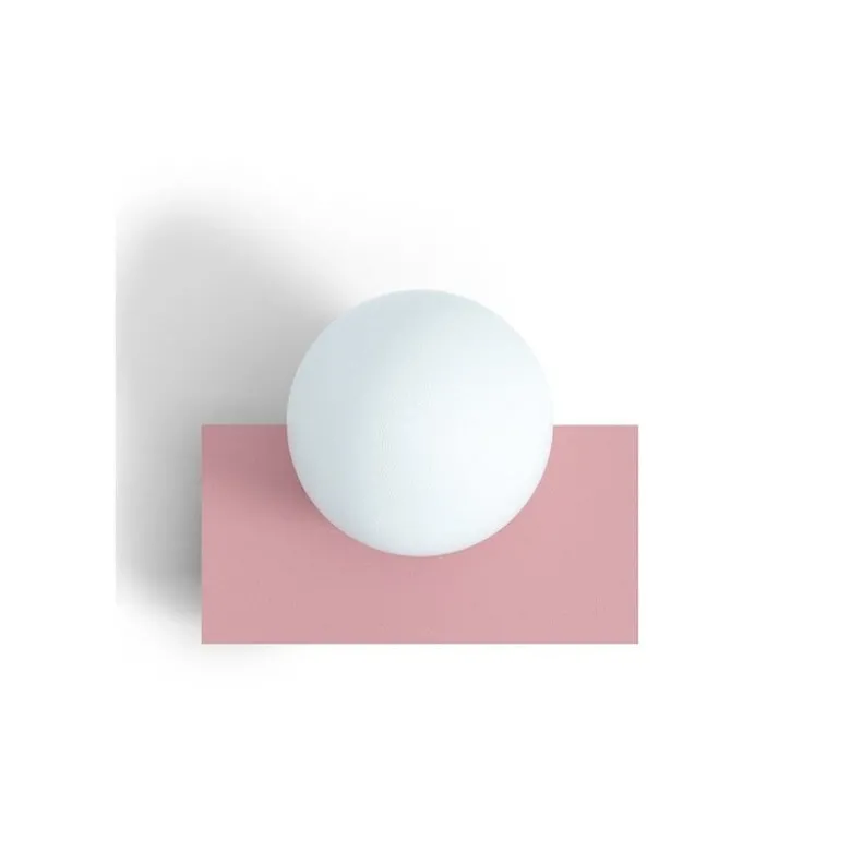 Candy little rectangle S vägglampa Bubblegum Pink