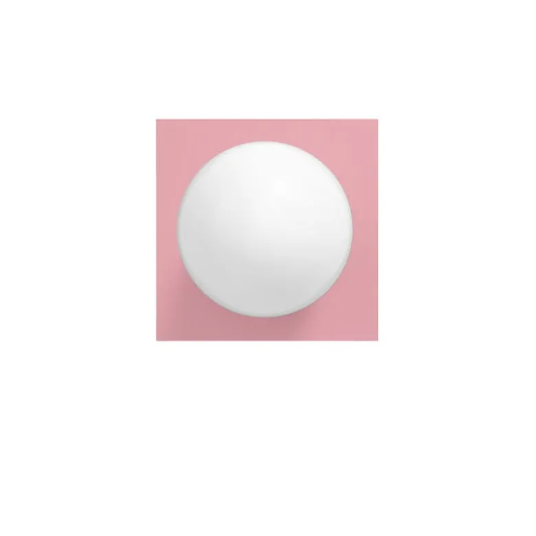 Candy little square S vägglampa Bubblegum Pink