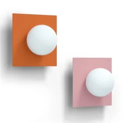 Candy little square S vägglampa Zesty Orange