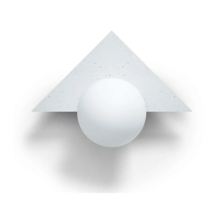 Candy little triangle S vägglampa Cottoncandy White