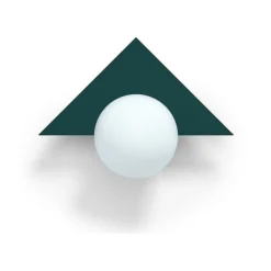 Candy little triangle S vägglampa Peacock Green