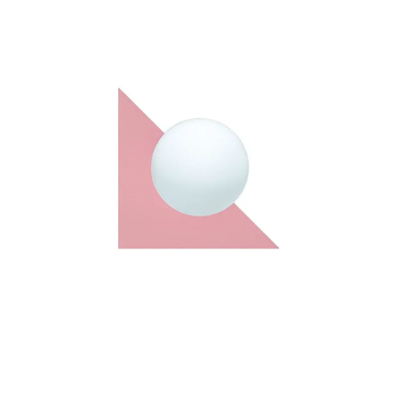 Candy little triangle S vägglampa Bubblegum Pink