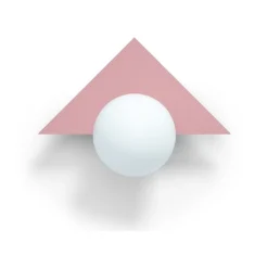 Candy little triangle S vägglampa Bubblegum Pink