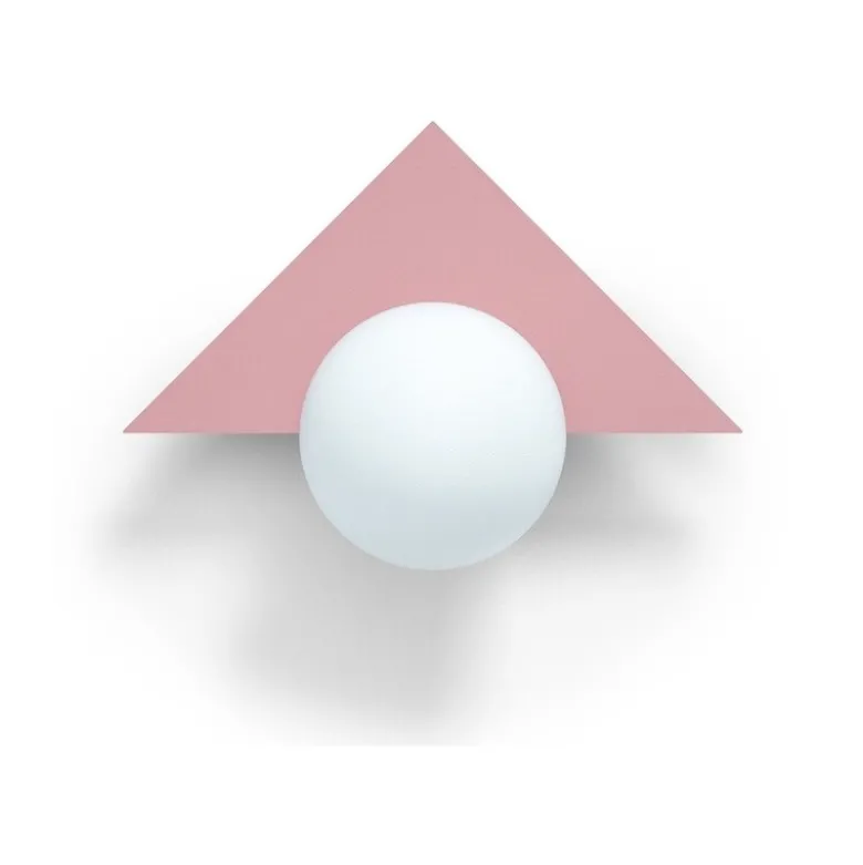 Candy little triangle S vägglampa Bubblegum Pink