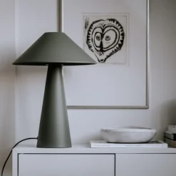 Cannes bordslampa grön
