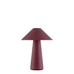 Cannes IP44 portabel bordslampa burgundy