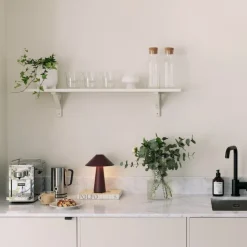 Cannes IP44 portabel bordslampa burgundy