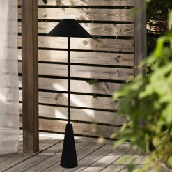 Cannes Portabel Golvlampa Svart IP54