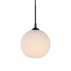 Capo Ø250 taklampa svart/opal glas