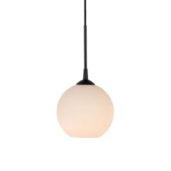 Capo Ø200 taklampa svart/opal glas